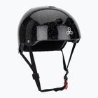 Triple Eight The Certified Sweatsaver schwarzer Glitzerhelm