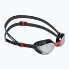 Schwimmbrille ZONE3 Volare Streamline Racing black/red/silver polarisiert verspiegelt revo