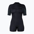 Damen Schwimm-Neoprenanzug Xcel Axis Back Zip Spring 2 mm black/palm/monstera print