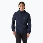Men's Arc'teryx Squamish Hoody schwarz saphirfarbene Windjacke