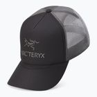 Arcteryx Bird Word Trucker Curved schwarz/graphit Baseballmütze