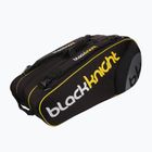 Black Knight Pro Series Tour 12R Squash Tasche schwarz/gelb