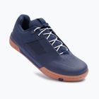 Herren Plateau Radschuhe Crankbrothers Stamp Lace navy blau und braun CR-STL04281A105