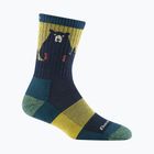 Socken Damen Darn Tough Bear Town Micro Crew Cushion dark teal