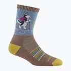 Socken Damen Darn Tough Critter Club Micro Crew Cushion bark