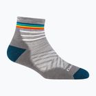 Damen Socken Darn Tough Run 1/4 Cushion grau