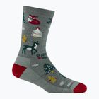 Damensocken Darn Tough Yuletide Wild Crew Lightweight with Cushion balsam