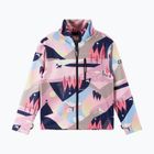 Reima Kinder-Fleece-Kapuzenpullover Iisisti grau rosa