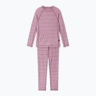 Kinder Thermo-Unterwäsche-Set Reima Taival grey pink