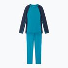 Kinder Thermo-Unterwäsche-Set Reima Taitoa aquatic blue