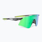 Sonnenbrille Rudy Project Astral crystal ash/multilaser green