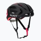 Rudy Project Egos schwarz/rosa fluo matte Fahrradhelm