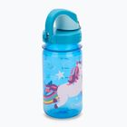Nalgene On The Fly Kids Trinkflasche 350 ml blaues Einhorn