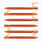 Ticket To The Moon Aluminium Zeltheringe 6 Stk. orange