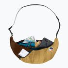 Ticket To The Moon Upcycled Sling Umhängetasche Sand/Schokolade