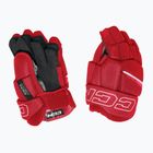 Kinder Eishockeyhandschuhe CCM Next YT Gloves red/white