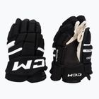 Kinder Eishockeyhandschuhe CCM Tacks XR80 JR Gloves black/white