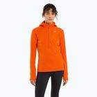 Arc'teryx Damen-Trekking-Sweatshirt Delta Half Zip Hoody orange 29606