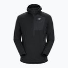Herren Fleece-Sweatshirt Arc'teryx Delta 1/2 Zip Hoody schwarz 29664