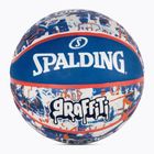Basketball Spalding Graffiti 7 blau-rot 84377Z