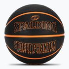 Spalding Phantom Basketball schwarz/orange Größe 6