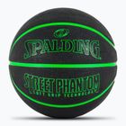 Spalding Phantom Basketball schwarz/grün Größe 6