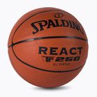 Spalding TF-250 React Logo FIBA Basketball orange 76967Z