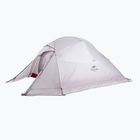 Naturehike Updated Cloud Up 3-Personen-Trekkingzelt hellgrau/rot