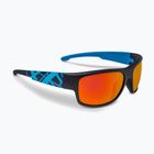 Sonnenbrille Aztron Avatar-X2 matt black/gloss blue/polarized sahara red mirror/brown