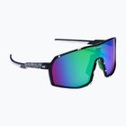 Sonnenbrille Aztron Thunder metalblack/white/polarizedgreen/twilightmirr/grey