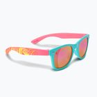 Kinder-Sonnenbrille Aztron Candy candy pink/twisty/polarized rainbow pink mir/grey.