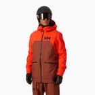 Herren Helly Hansen Straightline Lifaloft 2.0 Eisenoxid Skijacke