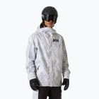 Herren Skijacke Helly Hansen Ullr D Shell Graphic grau nebel schnee camo aop