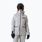 Damen-Skijacke Helly Hansen Powderqueen 3.0 grau/melange