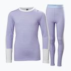 Helly Hansen JR Lifa Merino Midweight hell lavendelfarbenes Thermowäsche-Set für Kinder