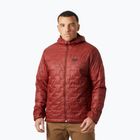 Herren Helly Hansen Lifaloft Hooded Insulator Hybridjacke mars rot