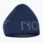 Wintermütze NORRONA MerinoUll Logo Beanie indigo night melange