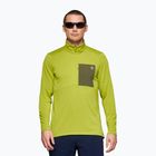 Herren-Trekkingsweatshirt NORRONA Femund Warm1 Zip Neck golden lime/olive night