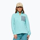 Damen-Trekkingsweatshirt NORRONA Femund Warm1 Zip Neck aqua haze/trooper