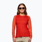 Damen-Trekking-Longsleeve NORRONA Femund PureUll LS aura orange/paprika