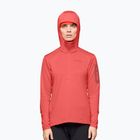 Damen-Trekkingsweatshirt NORRONA Falketind Warm1 Hood deep sea coral/baked apple