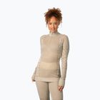 Damen-Funktionssweatshirt KARI TRAA Smekker Half Zip mocha