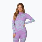 Damen-Funktionssweatshirt KARI TRAA Faith Half Zip violet