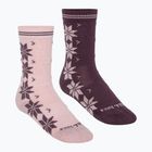Damensocken KARI TRAA Vinst 2 pack cocoa powder