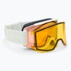 Skibrille Smith Squad white vapor/chromapop everyday rose gold mirror