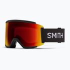 Skibrille Smith Squad XL black/chrp sun red mirror/chrp storm yellow flash