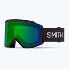 Skibrille Smith Squad XL black/Chromapop Everyday Green Mirror/ Chromapop Storm Rose Flash