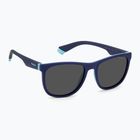 Polaroid PLD 8049/S blau azur/grau polarisierte Kinder-Sonnenbrille