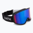 Skibrille Smith Reason OTG black/green sol-x mirror