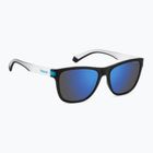 Polaroid PLD 2138/S mattschwarz blau/blau verspiegelt polarisierte Sonnenbrille